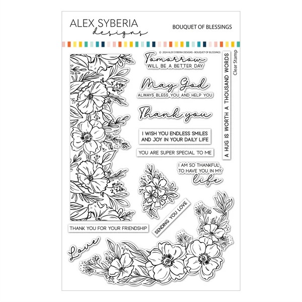 Alex Syberia Stamp Bouquet of Blessings