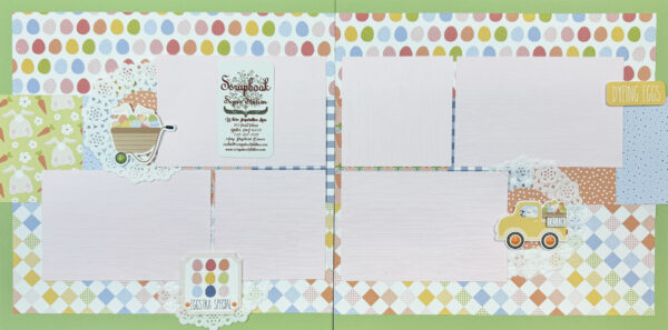 Echo Park Bunnies & Baskets Collection Cut Up*