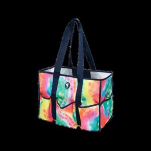 Gecko 8 Pocket Tote Tie Dye