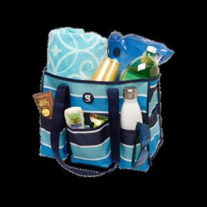Gecko 8 Pocket Tote Blue Ombre