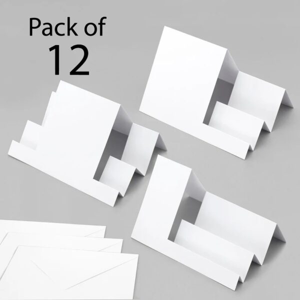 Katy Sue Stepper Cards & Envelopes - Mixed Styles - Pack of 12