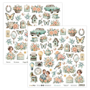 Scrap Boys Elizabeth 12X12 07 Element Sheet