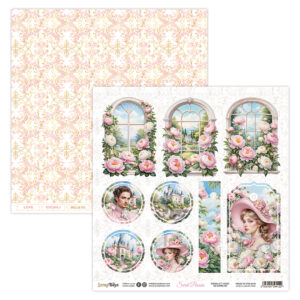 Scrap Boys Sweet Peonies 12X12 03