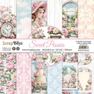 Scrap Boys Sweet Peonies 12X12 Collection Kit