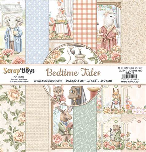 Scrap Boys Bedtime Tales 12X12 Collection Pack