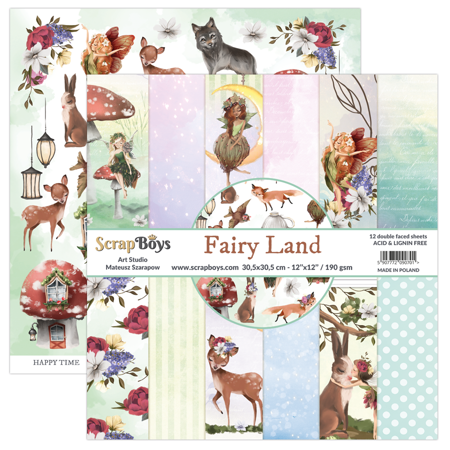 Scrap Boys Fairy Land 12X12 Collection Pack