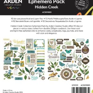 Arden Creative Studio Hidden Creek Ephemera Pack