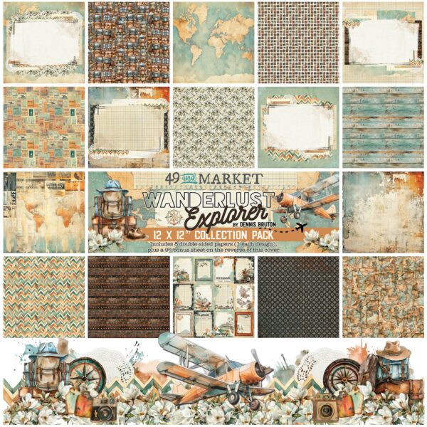 49 & MARKET WANDERLUST 12X12 COLLECTION 49 & MARKET WANDERLUST 12X12 COLLECTION