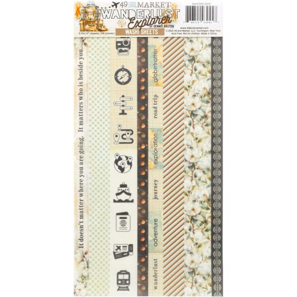 49 & MARKET WANDERLUST WASHI