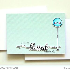 MAMA ELEPHANT STAMP BLESSED