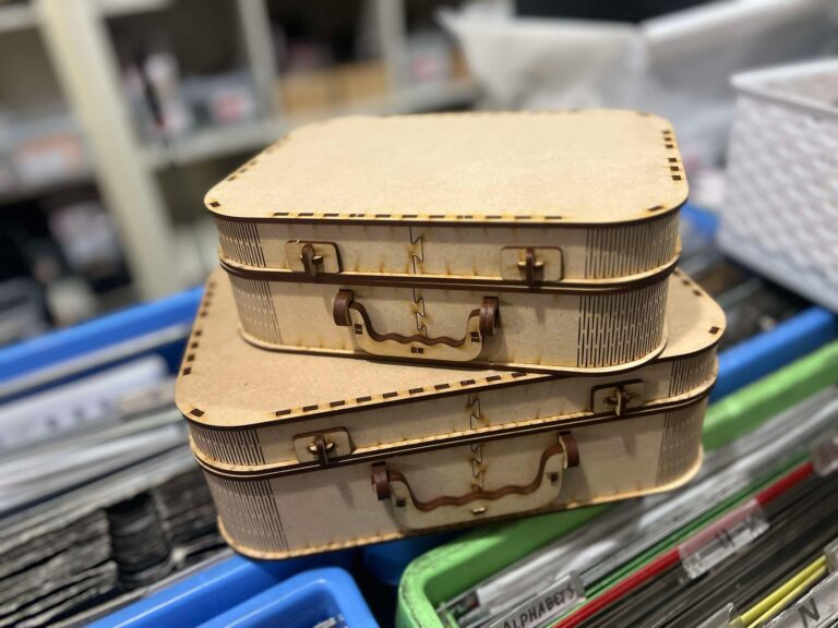 Dusty Attic 3D MDF Suitcase Small