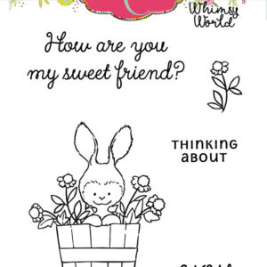 COLORADO CRAFTS STAMP BUNNY BUSHEL