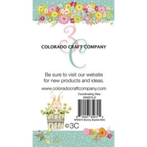 COLORADO CRAFTS STAMP BUNNY BUSHEL