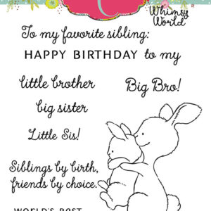 COLORADO CRAFT STAMP BIG BROTHER/SISTER