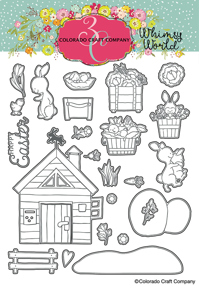 COLORADO CRAFT DIE BUNNY LIFE