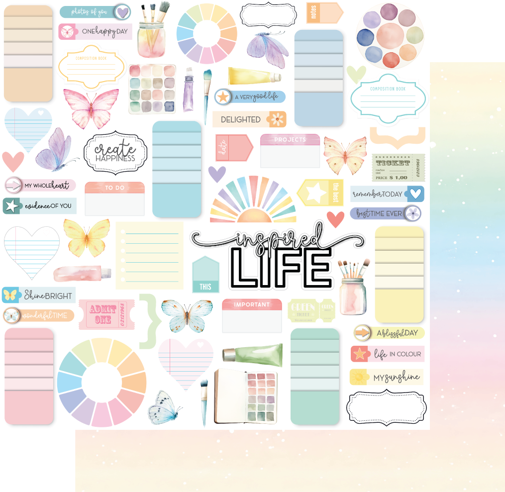 Uniquely Creative Colour Crush 12X12 Radiant Life Paper