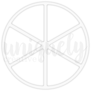 Uniquely Creative Colour Crush 12X12 Overlay Color Wheel