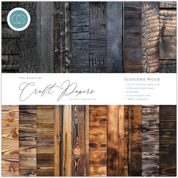 CRAFT CONSORTIUM 12X12 SCORCHED WOOD