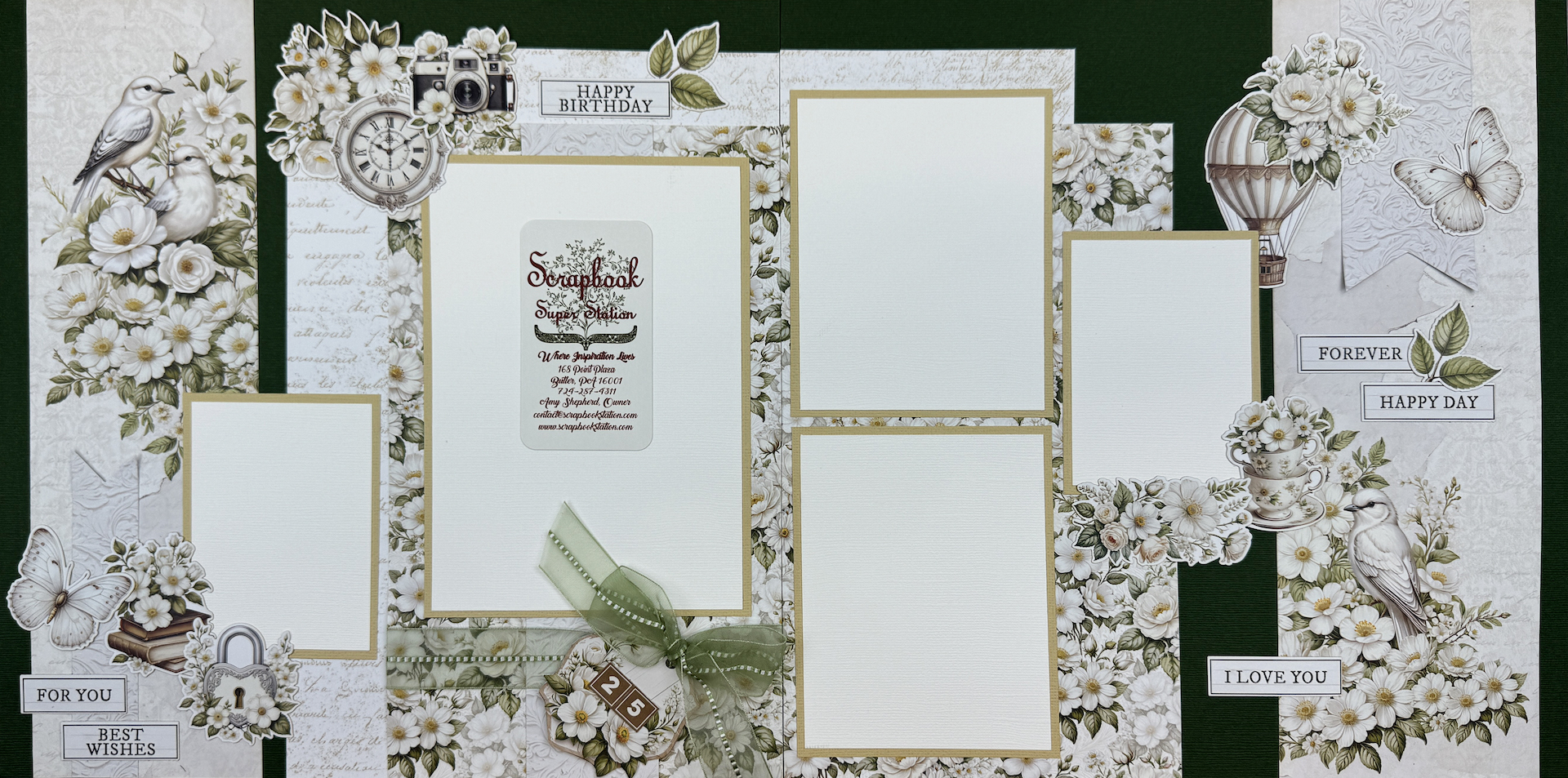 Scrap Boys Romantic Garden