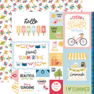 Echo Park Have A Great Summer 12X12 Multi Journaling Cards