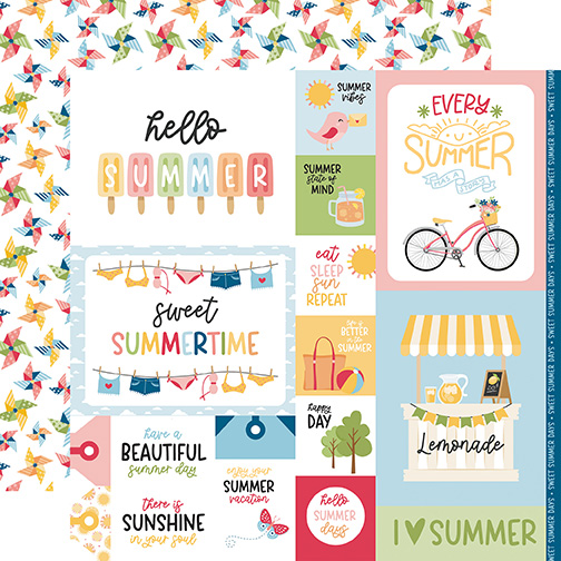 Echo Park Have A Great Summer 12X12 Multi Journaling Cards