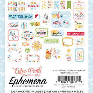 Echo Park Have A Great Summer Ephemera