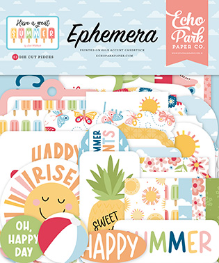 Echo Park Have A Great Summer Ephemera