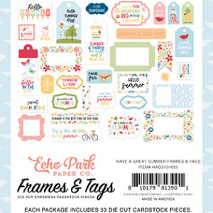 Echo Park Have A Great Summer Frames & Tags