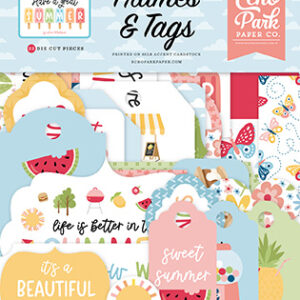 Echo Park Have A Great Summer Frames & Tags