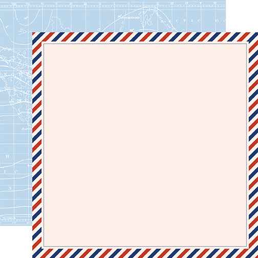 Echo Park Born To Travel 12X12 Postcard