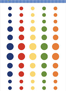 Echo Park Born To Travel Enamel Dots