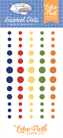 Echo Park Born To Travel Enamel Dots