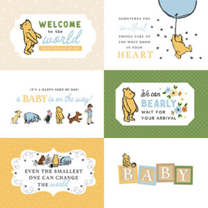 Ep Winnie the Pooh Baby 12X12 6X4 Journaling Cards
