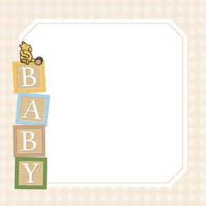 Ep Winnie the Pooh Baby 12X12 Welcome Baby