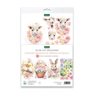 Katy Sue Die Cut Decoupage – Easter Animals (12 Sheets)
