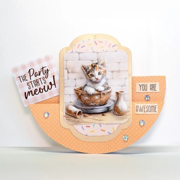 Katy Sue Pastel Stepper Rocker Cards & Envelopes, Pack of 12