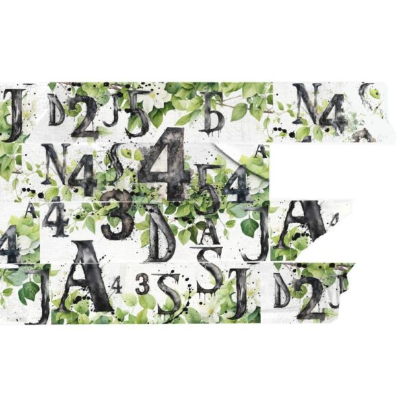 AALL & CREATE WASHI LEAFY ALPHAS