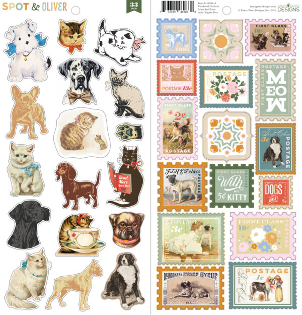 Fancy Pants Spot & Oliver Cardstock Stickers