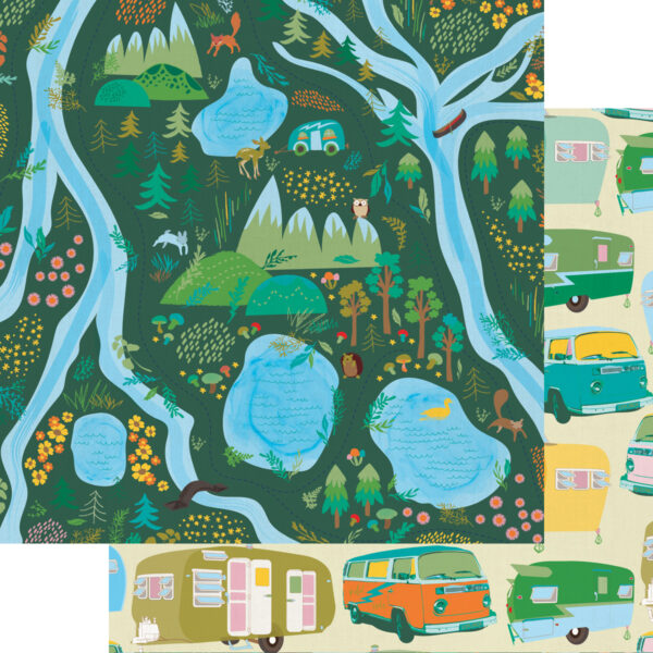 Fancy Pants Camp Wander 12X12 Happy Camper