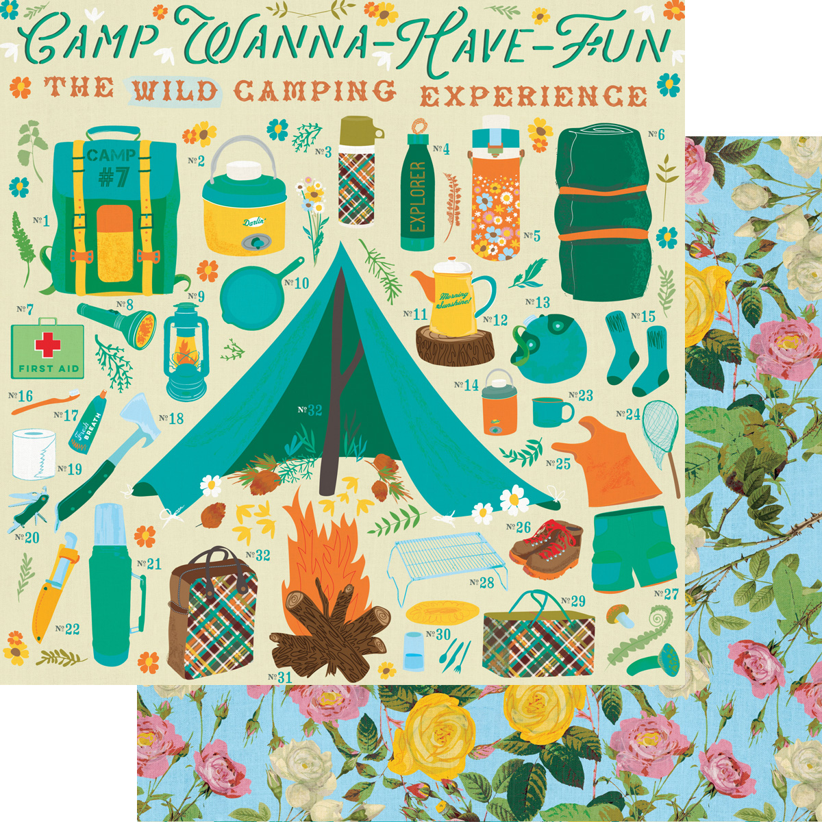Fancy Pants Camp Wander 12X12 Camp Wander