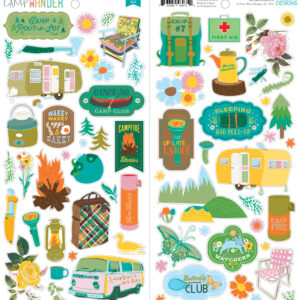 Fancy Pants Camp Wander Cardstock Stickers