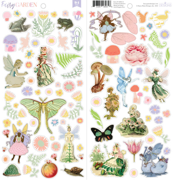 Fancy Pants Fairy Garden Cardstock Stickers Fancy Pants Fairy Garden Cardstock Stickers