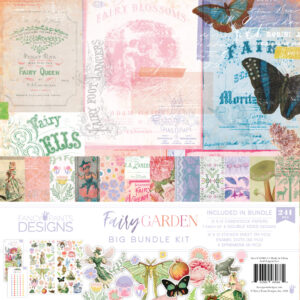 Fancy Pants Fairy Garden Big Bundle Kit 1 of Each 12X12, Ephemera, Cardstock Stickers, and Dots