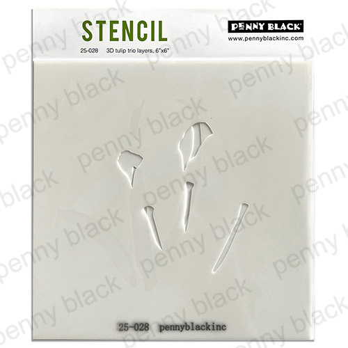 PB Stencil Tulip Trio Layers PB Stencil Tulip Trio Layers
