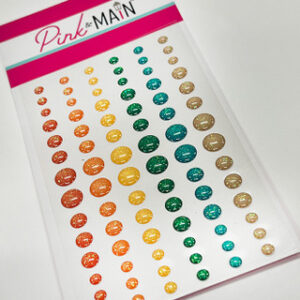 Pink & Main Floral Pumpkin Sticky Gems