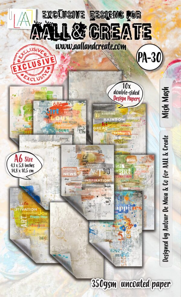 AALL & CREATE A6 PAPER MISH MASH AALL & CREATE A6 PAPER MISH MASH