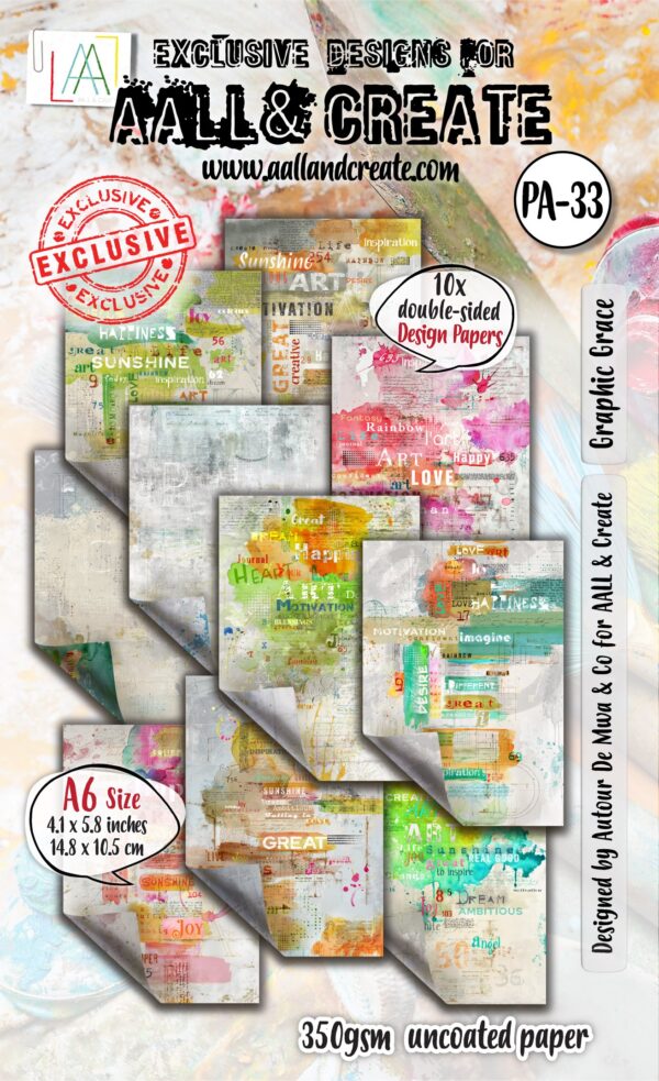 AALL & CREATE A6 PAPER GRAPHIC GRACE AALL & CREATE A6 PAPER GRAPHIC GRACE