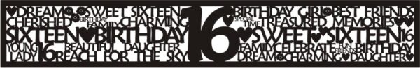 Petticoat Parlor Birthday Border 16
