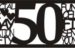 Petticoat Parlor Birthday Border 50