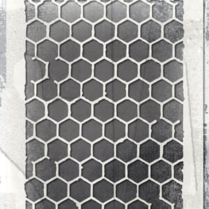 Art Gone Wild Tim Holtz Stencil Honeycomb Layering
